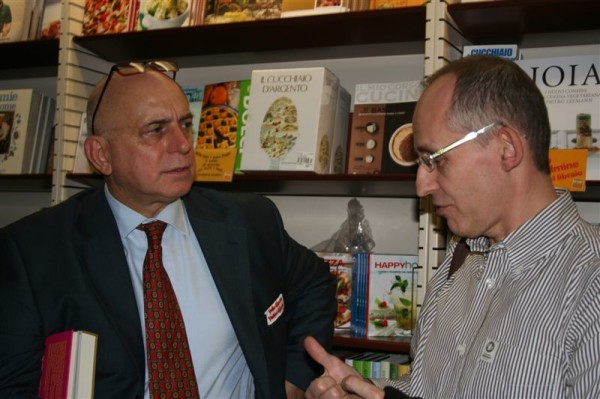 Il direttore di Torre & Covello Roberto Messa, qui con il Presidente FSI Pagnoncelli, Coach dell'Italia
