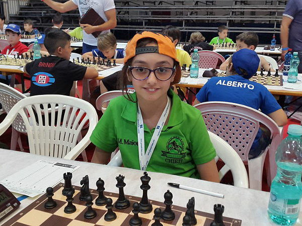 la Campionessa Italiana Under 12 melissa Maione. Foto Andrea Rebeggiani