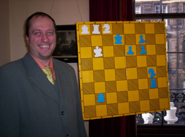  Csaba Horvath, Numero Uno del Tabellone di parteza. Foto chesscotland.com