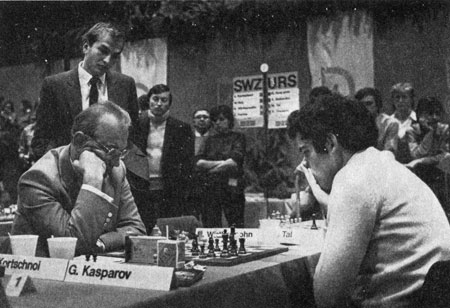 Korchnoi-vs-Kasparov-Lucerna-1982-Miran-Beliavsky-y-Karpov.
