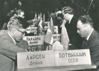 Larsen-Botvinnik Mosca 1956