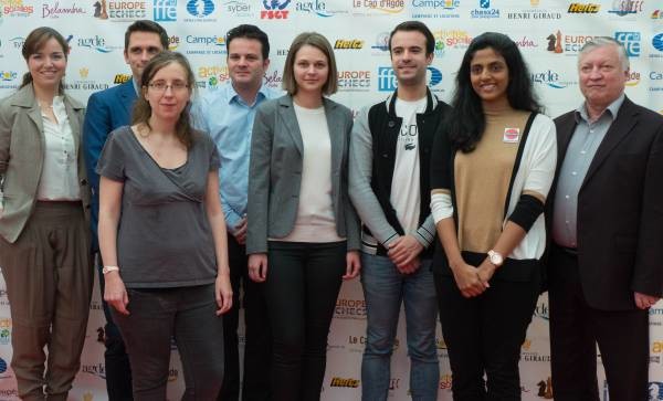 gli otto partecipanti al Trofeo Karpov