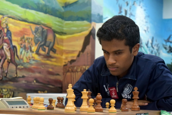 il Campione Nazionale indiano 2015 e 2016 Murali Karthikyan