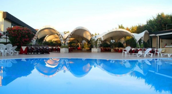 uno scorcio dell’Hotel Ottagono, sede di gioco del torneo