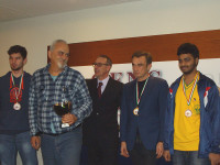 Sibilio con la Coppa del primo tra gli Under 2400