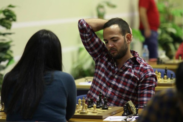 il GM Ungherese Tamas Banusz, Numero Uno del Tabellone di partenza