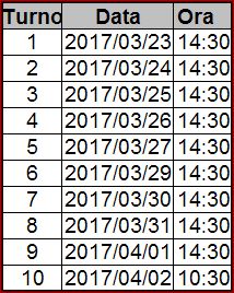 calendario