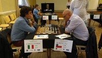 Garcia Palermo impegnato con il GM Morovic nel Magistral Memorial Jorge Szmetan 2017