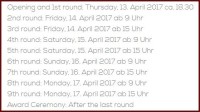 calendario Open