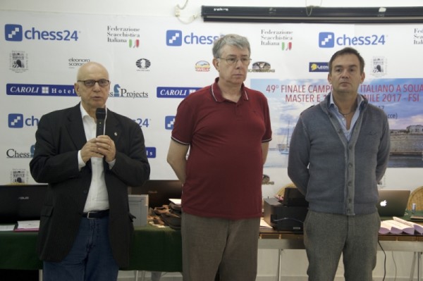 il Presidente FSI Pagnoncelli e l'organizzatore Matteo Zoldan