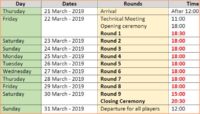 calendario