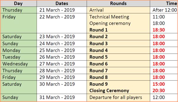 calendario