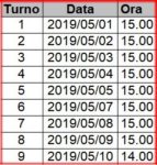 calendario