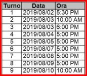 calendario