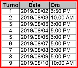 calendario