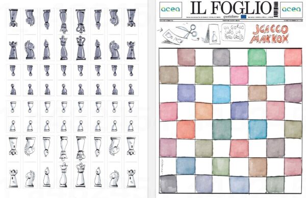 Makkox_Scacchiera_pezzi_il_Foglio
