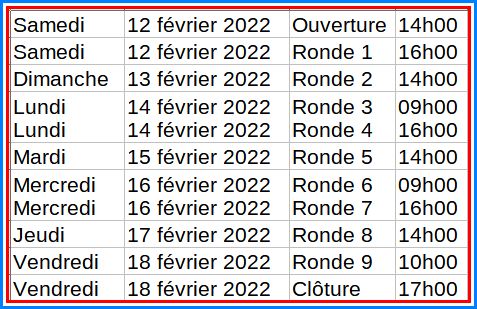 calendario