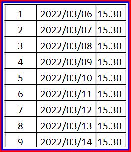 calendario