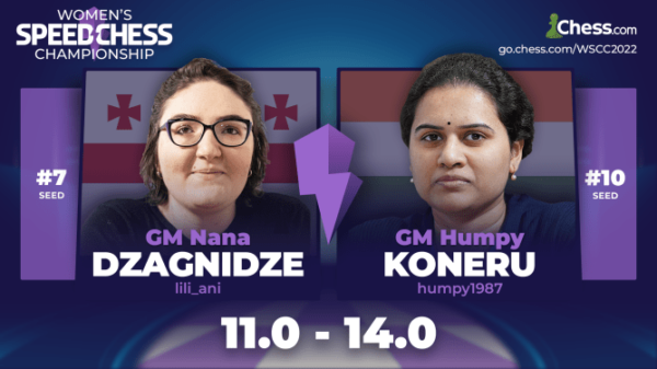 Dzagnidze Koneru speedchess chesscom