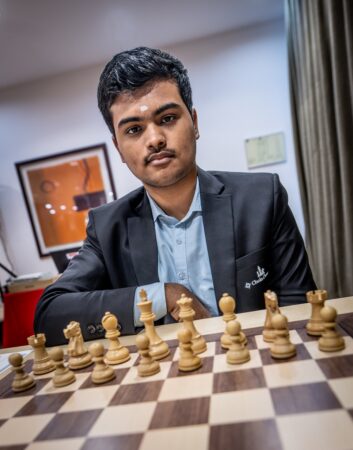 Prahesh M, n° 1 del ranking